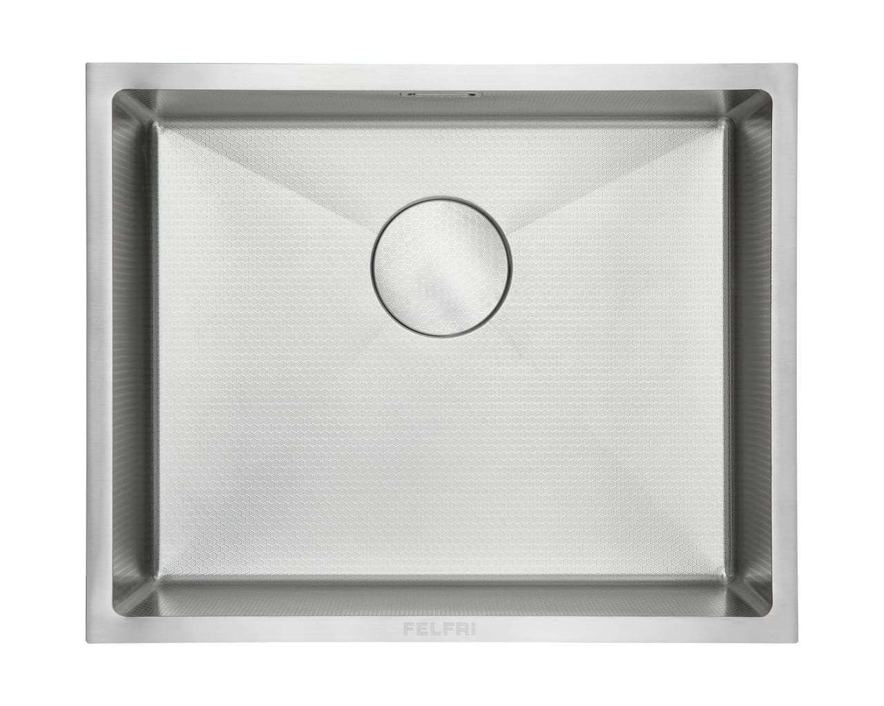FELFRI Brushed Nickel finişli paslanmaz çelik evye